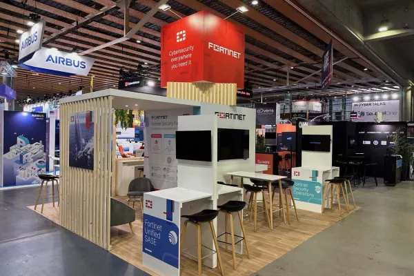 Stand de 36m2 FORTINET - InCyber Europe 2024 LILLE
