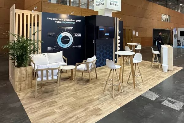 Stand sur-mesure de 24m2 - BOUYGUES BUSINESS FIC 2025