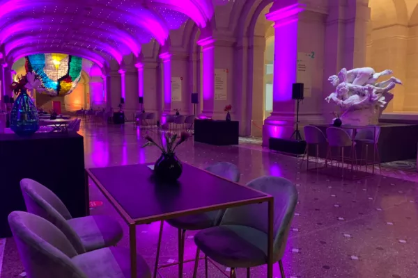 Aménagement d’une soirée réunissant 300 personnes au Musée des beaux-arts
